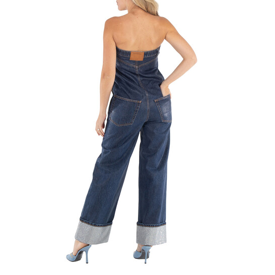 アンドレアアンドコー / DENIM ELEMENT ROMPERS ANDREA&Co DENIM ELEMENT ROMPERS