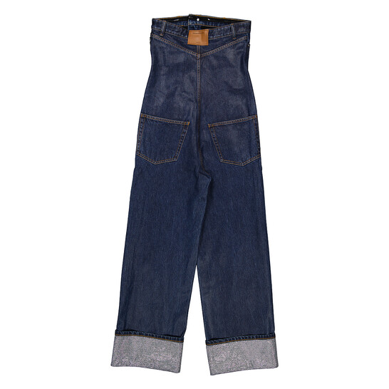洋書 A Double Singleness Alexander Wang Strapless Denim Jumpsuit, Brand Size 2