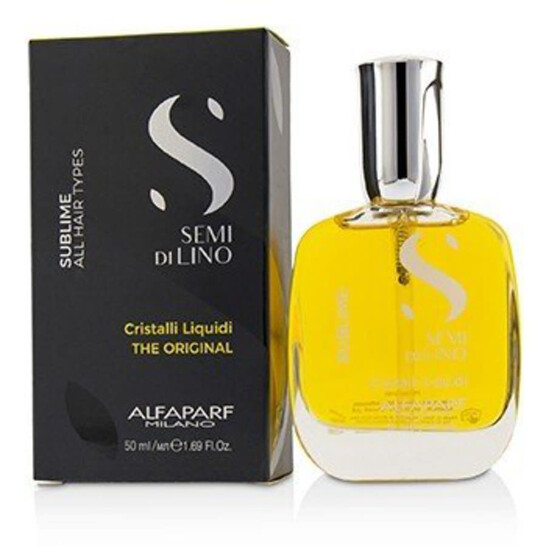 Alfaparf Milano Semi Di Lino Sublime Cristalli Spray – Für Glanz & Spliss-Schutz, Einfach Anzuwenden