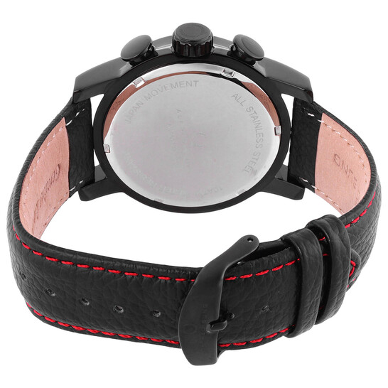 Alfred Sung Velox Chronograph Quartz Black Dial Men's Watch
