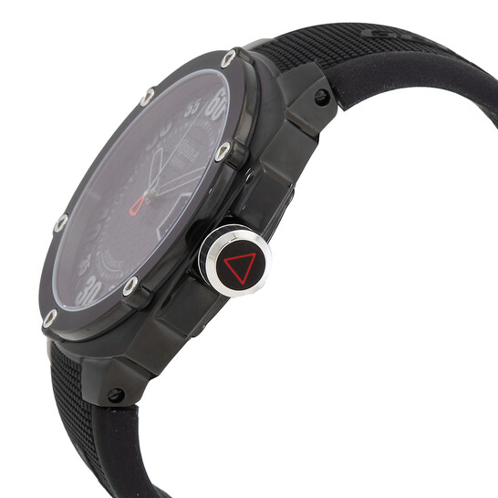 Alpina Adventure Extreme Black Dial Black Rubber Strap Men's Watch