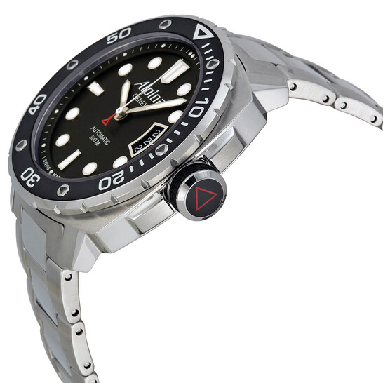 Alpina Adventure Extreme Diver Black Dial Stainless Steel Watch