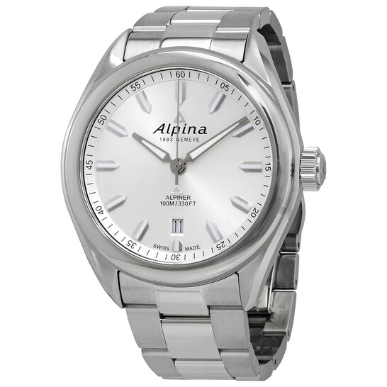 Alpina Alpiner Silver Dial Quartz Men's Watch AL-240SS4E6B