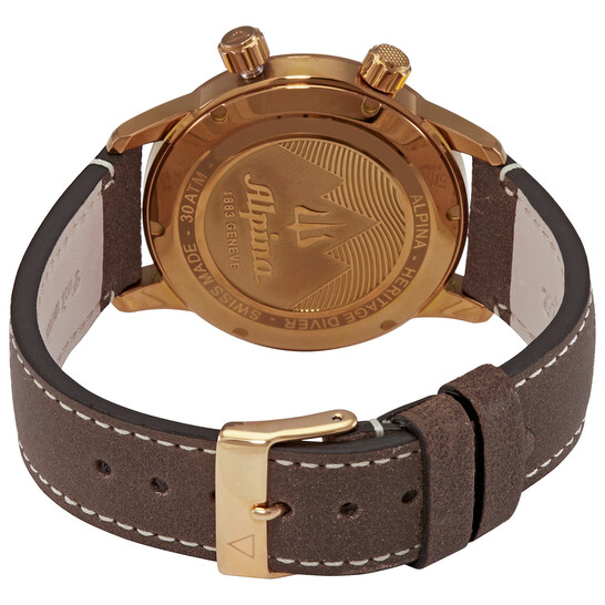 Alpina Seastrong Diver Automatic Brown Dial Men's Watch AL