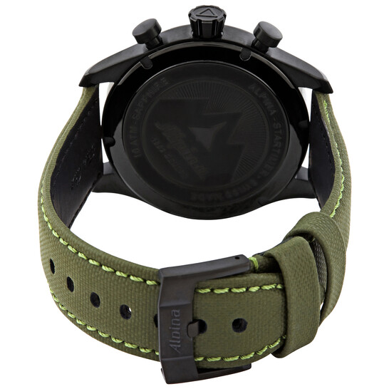 Alpina Startimer Pilot Chronograph Green Dial Men's Watch AL