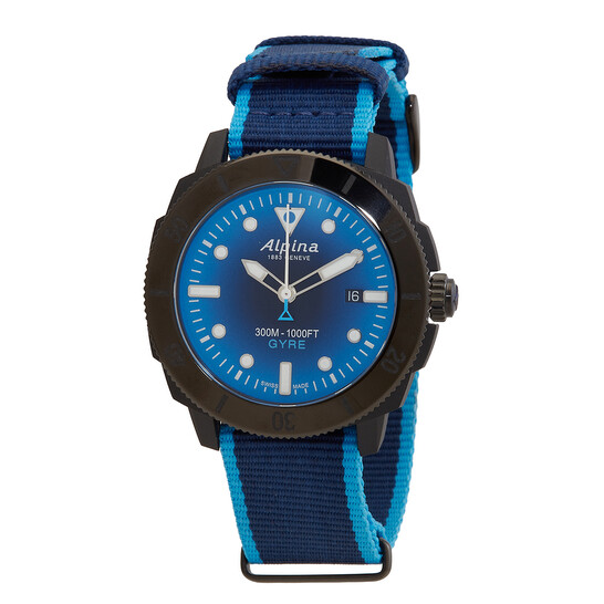 Alpina Alpinia Seastrong Diver Gyre Automatic Blue Dial Men's