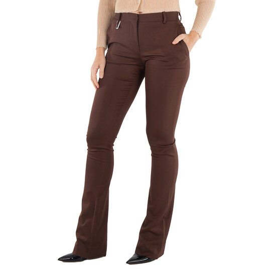 Alyx Dark Brown Straight Leg Formal Tailored Trouser, Brand Size 38 (US Size 4) - 546x546 Image #2