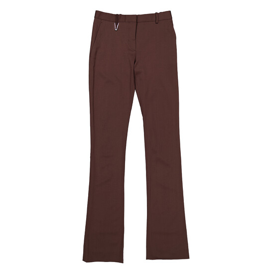 Alyx Dark Brown Straight Leg Formal Tailored Trouser, Brand Size 38 (US Size 4) - 546x546 Image #5