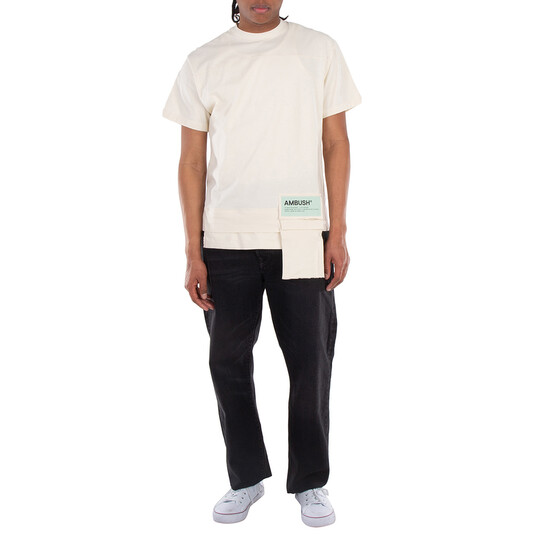 Ambush Waist Pocket Cotton T-Shirt, Size Medium