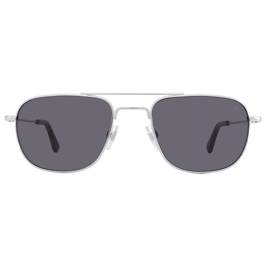 American Optical Grey Navigator Men's Sunglasses CHECKMATE 3 56