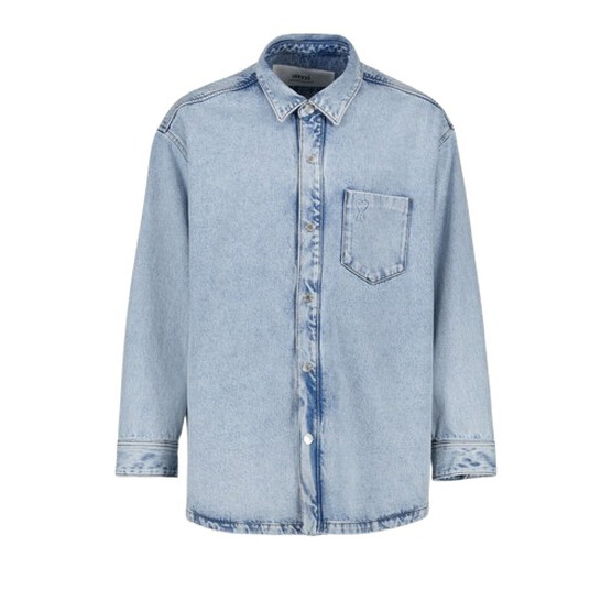 ami♡*°　1225 AMI PARIS Double-Face Wool-Cashmere Semi Zipped Jacket | L