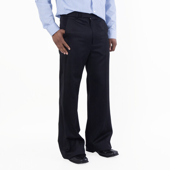 Amiri Creased Flare Wool Pants - 546x546 Image #2