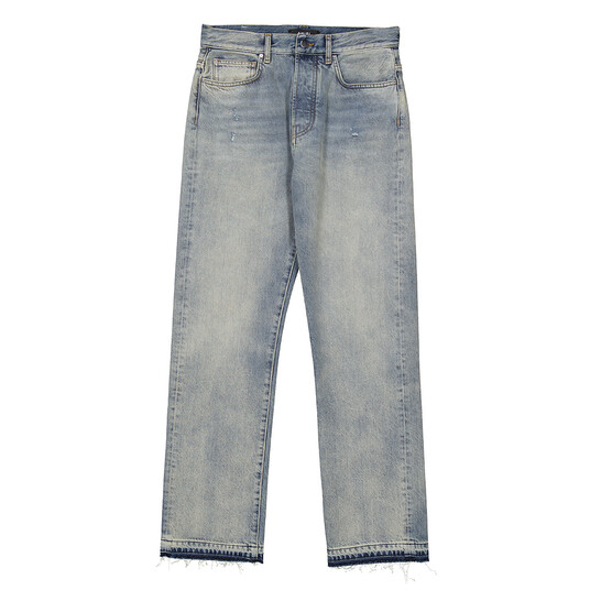 Amiri Men's Antique Indigo Released Hem Straight Jeans, Waist Size 30 ...