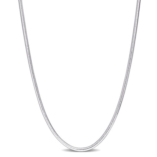 AMOUR 1.9mm Snake Chain Necklace In Sterling Silver, 20 In - 546x546