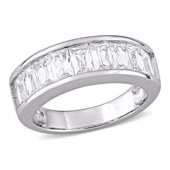 ☆riize アントン☆【TEE RING JAY】☆White Eternity Rin.g☆ Now + Forever Diamond Eternity Ring 1 ct tw Princess-cut 14K