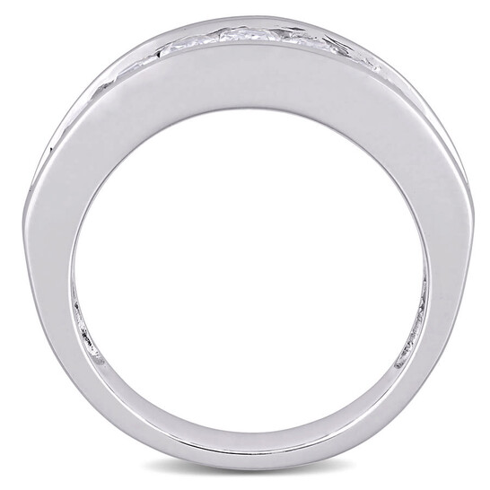 Amour 2 3/4 CT TGW Baguette-cut Created White Sapphire Semi