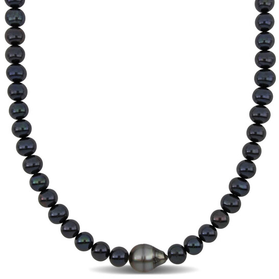 Amour Men's Cultured Freshwater Black Pearl