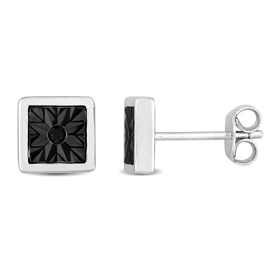 ★MIDNIGHT MOMENT.★ square oneshot earring ☆MIDNIGHT MOMENT.☆ square oneshot earring Designer fashion