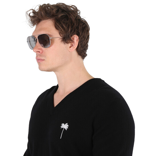 Ann Demeulemeester X Linda Farrow Silver Mirror Pilot Unisex