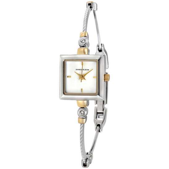 【Anne】 Anne Klein Mother of Pearl Dial Ladies Watch 10-9117MPTT