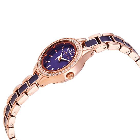 Anne Klein Navy Dial Ladies Watch and Bracelet Set AK/3396NRST - 546x546 Image #3