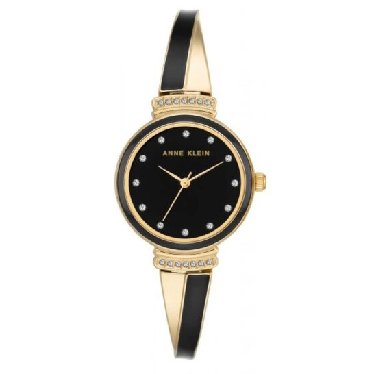 Anne Klein Quartz Crystal Black Dial Ladies Watch and  display picture 1