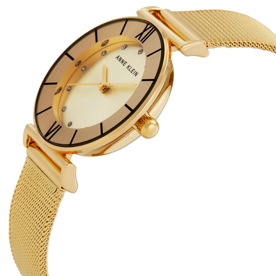 Anne Klein Quartz Gold Dial Ladies Watch and Bracelet Set AK  display picture 3