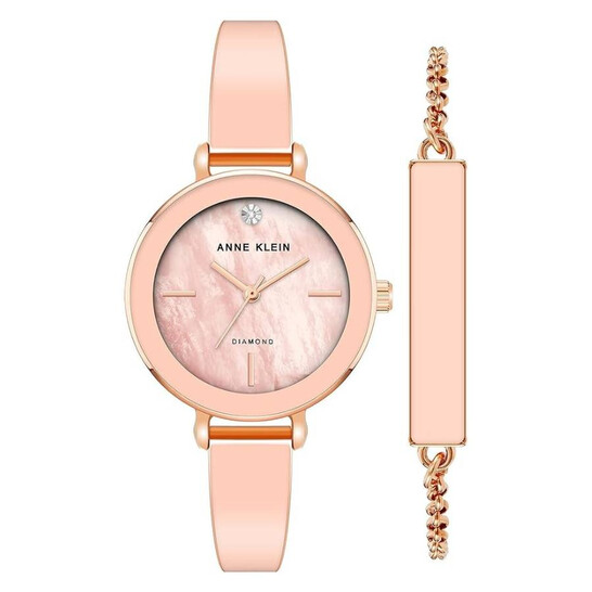 Anne Klein Quartz Ladies Watch and Bracelet Set AK/3620PKST  display picture 1