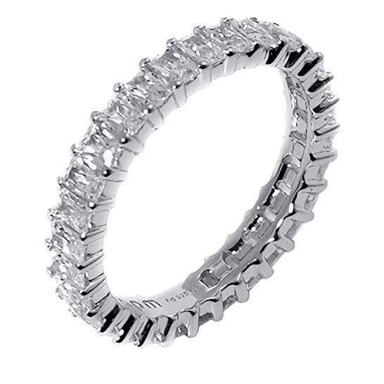 APM monaco 完売品 size:56 Apm Monaco Ladies Eclat Silver-toned Crystal Embellsiehed