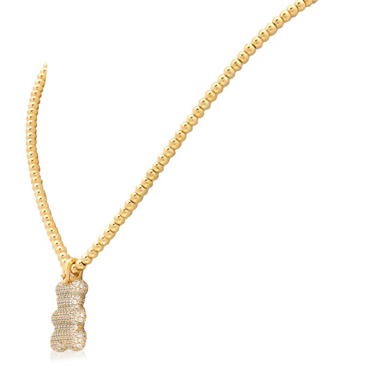 アクセサリー Monkey Apm Monaco Yummy Bear Beads Adjustable Necklace YC6768OX