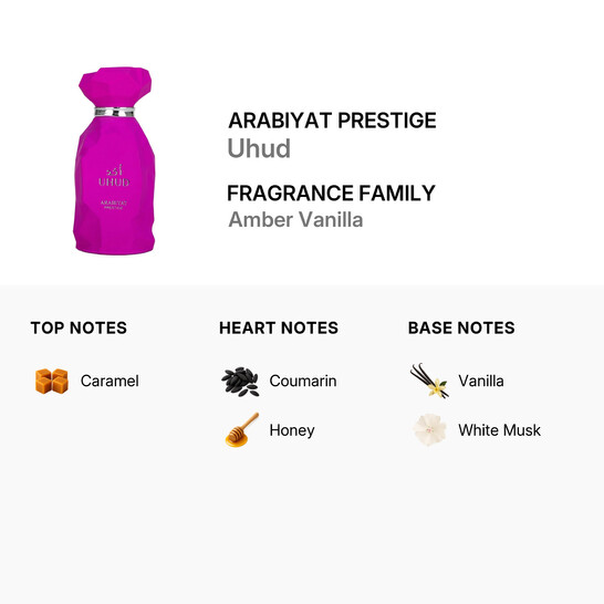 Arabiyat Prestige Unisex Uhud EDP Spray 3.4 oz Fragrances