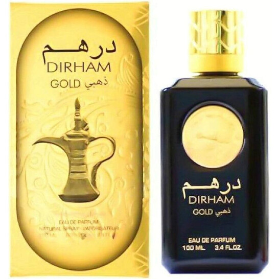 Ard Al Zaafaran Men's Dirham Gold EDP Spray 3.4 oz Fragrances 6423080608449 - 546x546