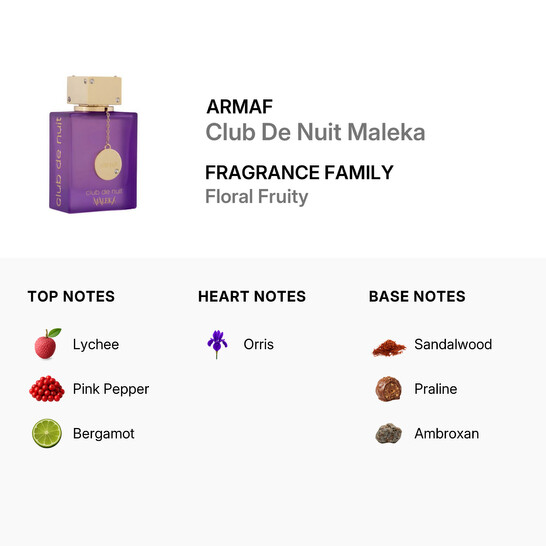Armaf Ladies Club De Nuit Maleka EDP Spray 3.4 oz Fragrances