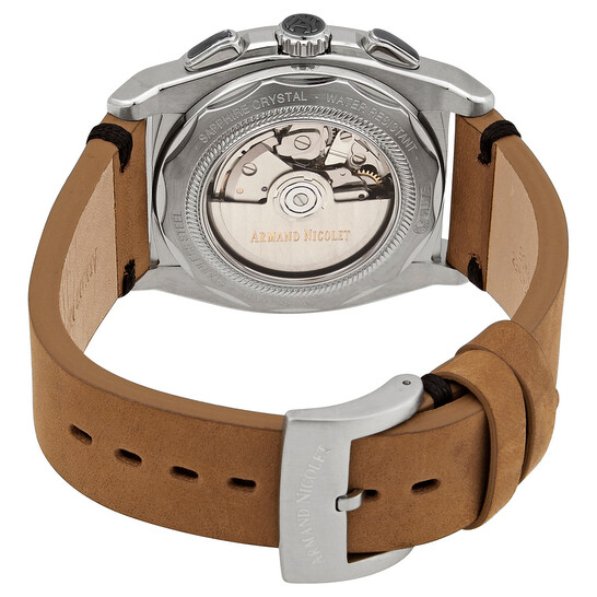 Armand Nicolet JH9 Chronograph Automatic Blue Dial Men's Watch A668HAA-BO-PK4140CA - 546x546 Image #3