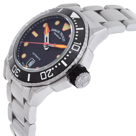 Armand Nicolet JSH Automatic Black Dial Men's Watch A481PGN-NO-MA2481AA