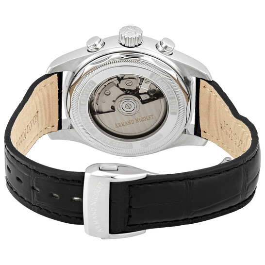Armand Nicolet MH2 Chronograph Automatic Black Dial Men's Watch A647A-NR-P840NR2 - 546x546 Image #3