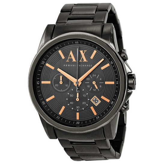 Armani Exchange Armani AX Exchange Chronograph Grey Dial Gunmetal