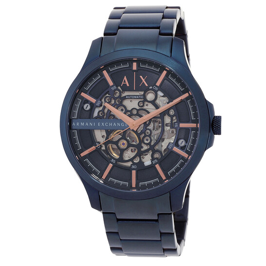 Armani Exchange Automatic Blue Dial Men's Watch AX2457 723763326827 ...