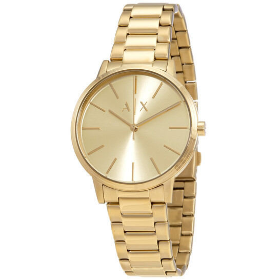 Armani Exchange Cayde Quartz Gold Dial Men's Watch AX2707 723763276900 ...