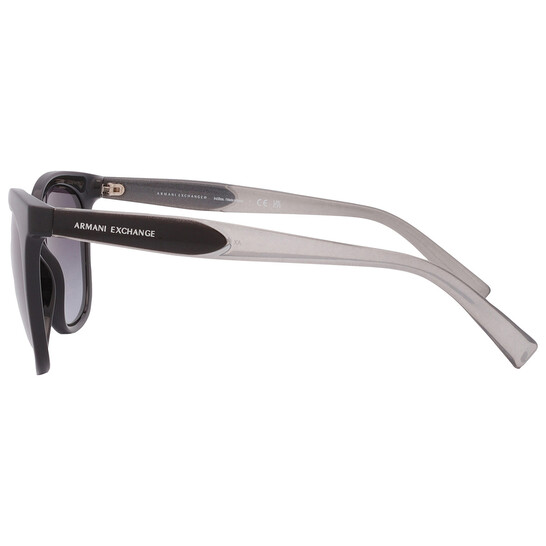 Armani Exchange Gray Gradient Cat Eye Ladies Sunglasses