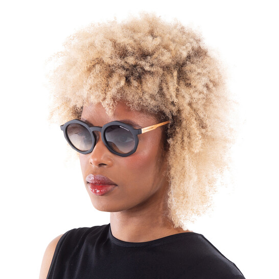 Armani Exchange Grey Gradient Geometric Ladies Sunglasses  display picture 2