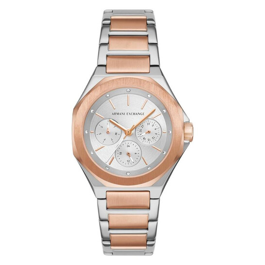 Armani Exchange Multifunction Quartz Silver Dial Ladies  display picture 2