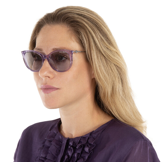 Armani Exchange Violet MIrror Silver Gradient Cat Eye Ladies