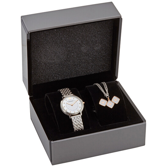 Emporio Armani Quartz Diamond White Dial Ladies Watch AR80023