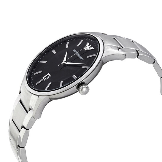 EMPORIO ARMANI AR11181  (horusuto様用) Emporio Armani Armani Renato Quartz Black Dial Stainless