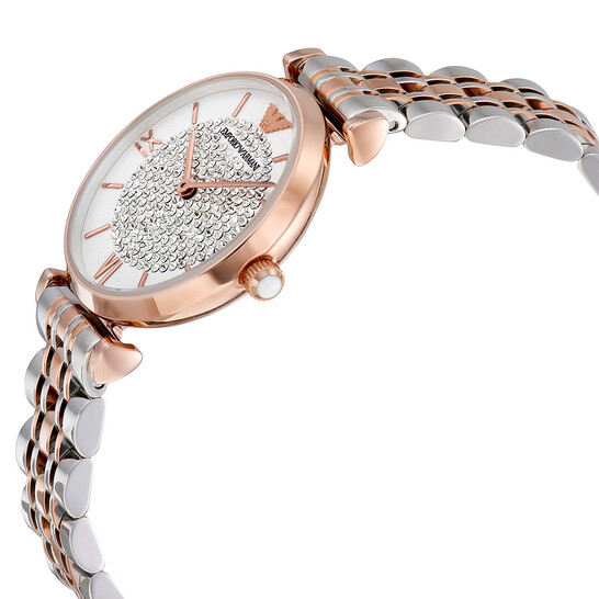 Emporio Armani AR1926 Crystal Pave Two Tone Emporio ARMANI Women main image 2