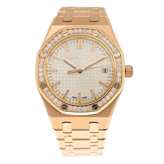Audemars Piguet Royal Oak Automatic Diamond Silver Dial