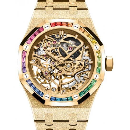 Audemars Piguet Royal Oak Automatic Gold Dial Unisex Watch 15468BA