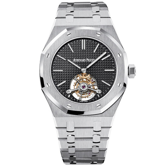 Audemars Piguet Royal Oak Tourbillon Black Dial Men's Hand Wind