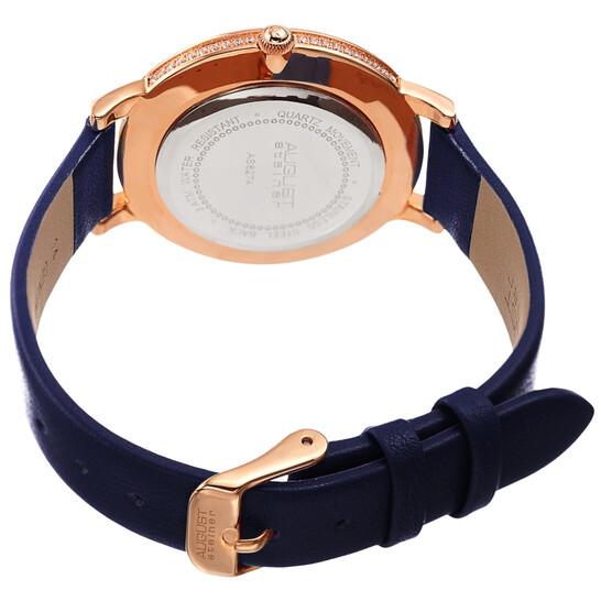 August Steiner Quartz Crystal Black Dial Ladies Watch AS8274BU - 546x546 Image #4